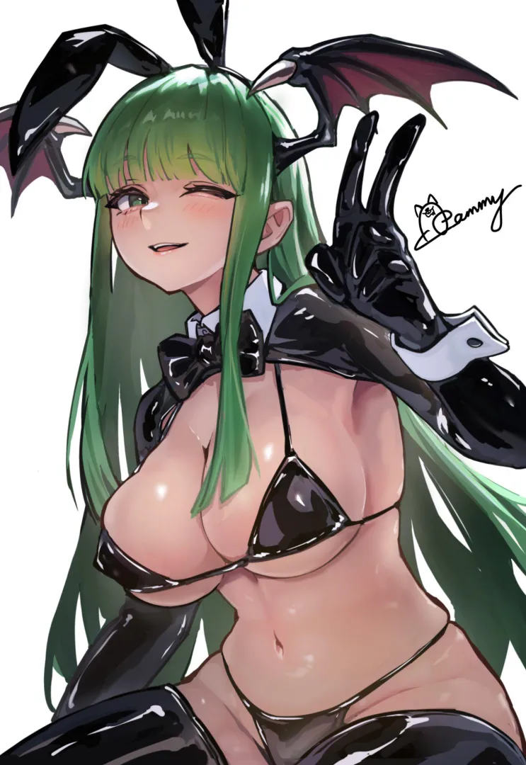 Reverse Bunny Morrigan Aensland [Darlkstarlkers]
