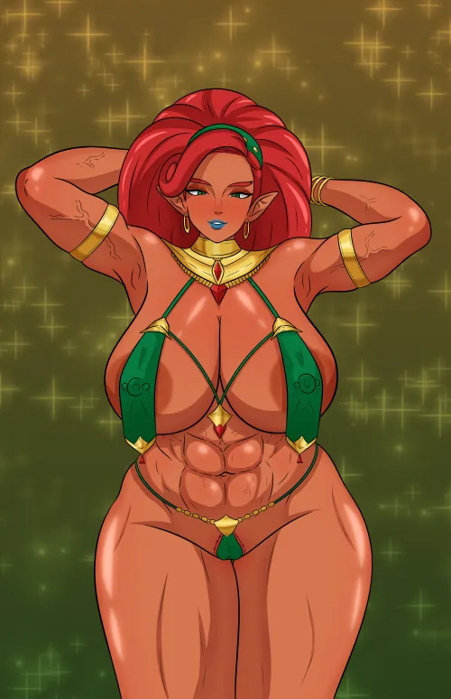 sexy big mommy Urbosa commission (VenomSnk3)