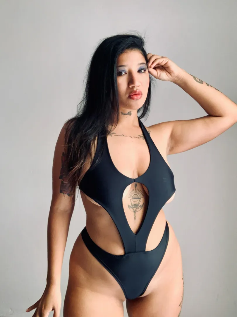 The color black enhances every inch of my curves