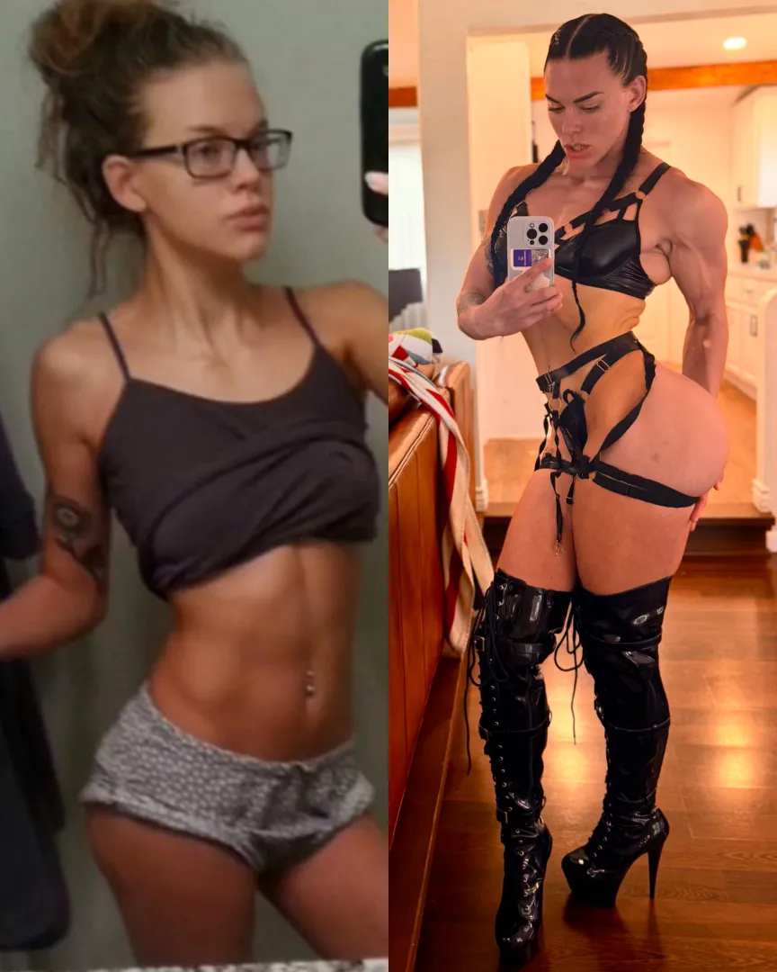 Then and Now. How many years do you think this took? Lexa Stahl / Temptress Lexa