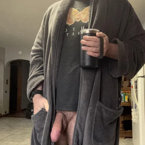[44] Who wants to come join dad for his morning coffee? I’m waiting..