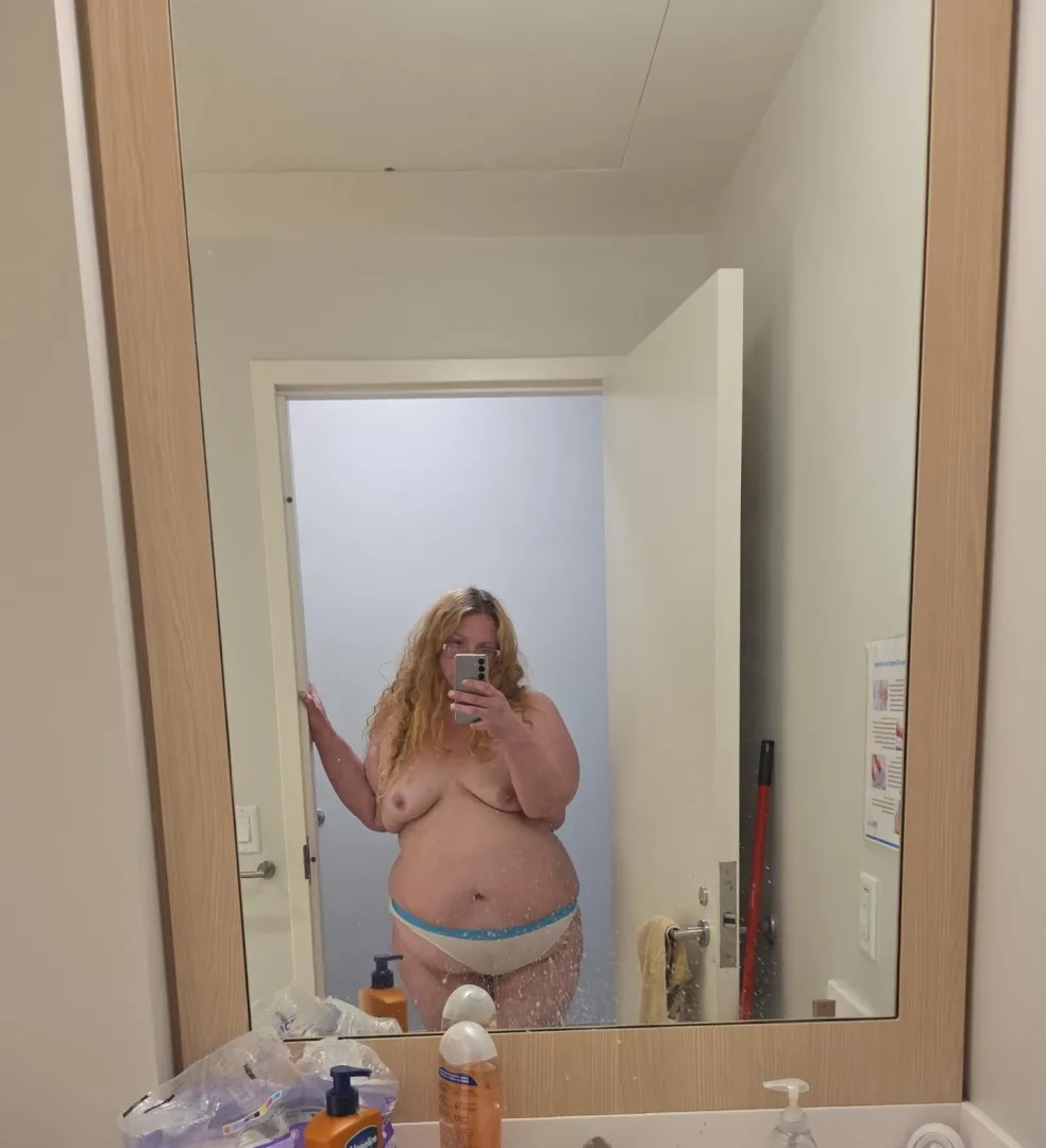 Are you showering with me... or am I just going to have to talk to the wall? 