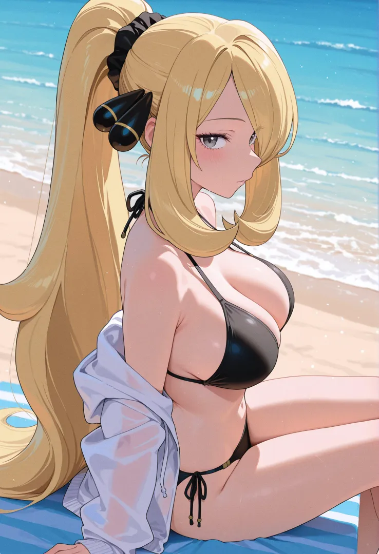 Cynthia at the Beach