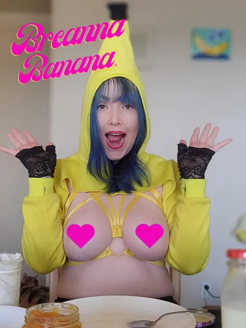 Do you want to cum on my busty banana boobs?