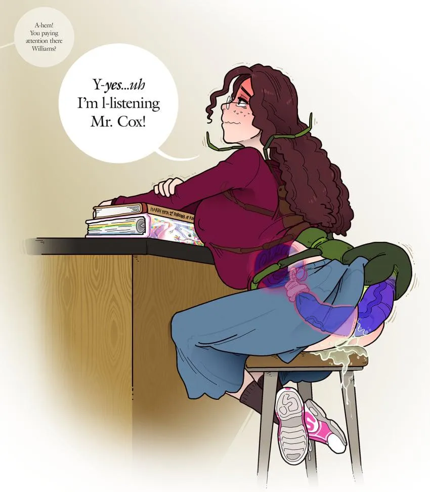 [F4A] university creature a girl is studying sneaks out of the lab in her bag, and by the time she gets home it has made its way out and it uses its 