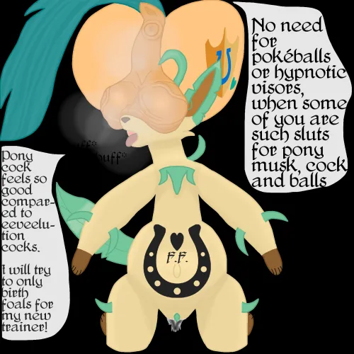 Hitch Trailbrazer dominating a leafeon (OC)