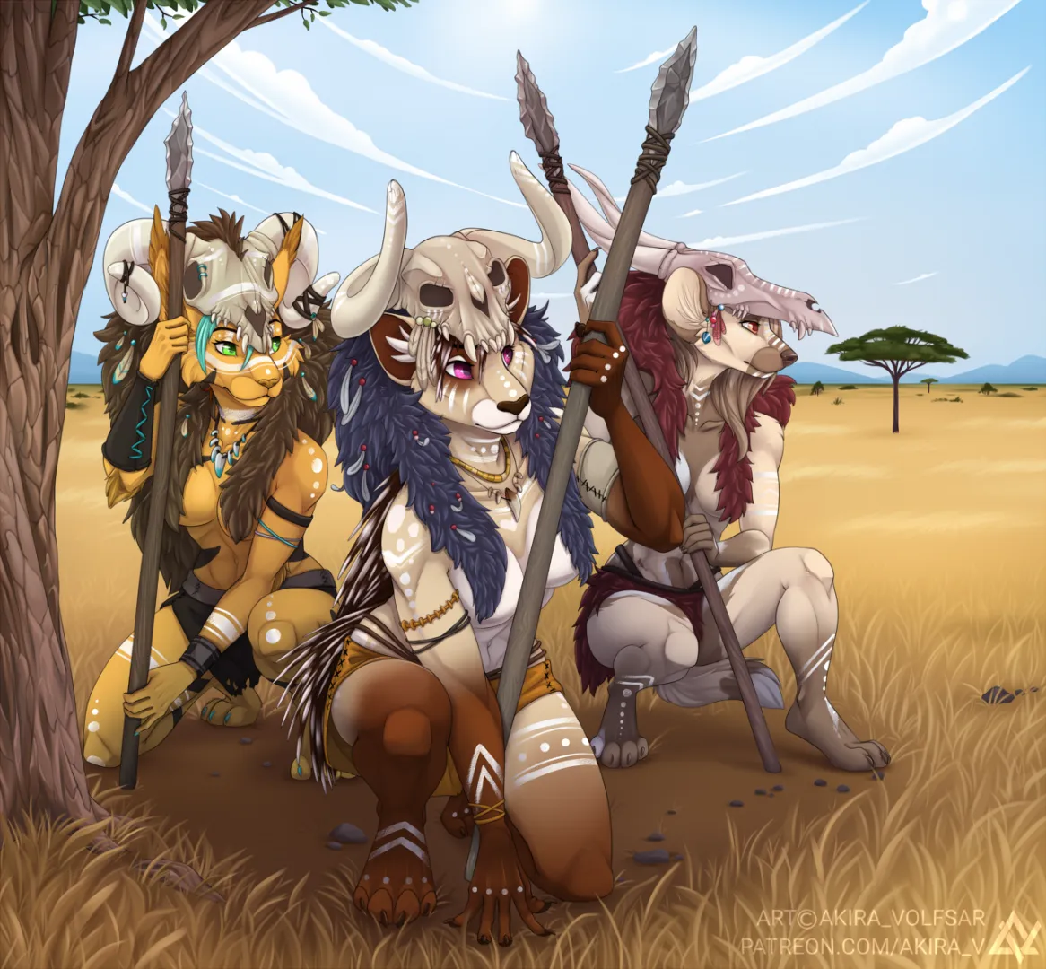 Huntresses (Aki_de-Volfs.Ar)