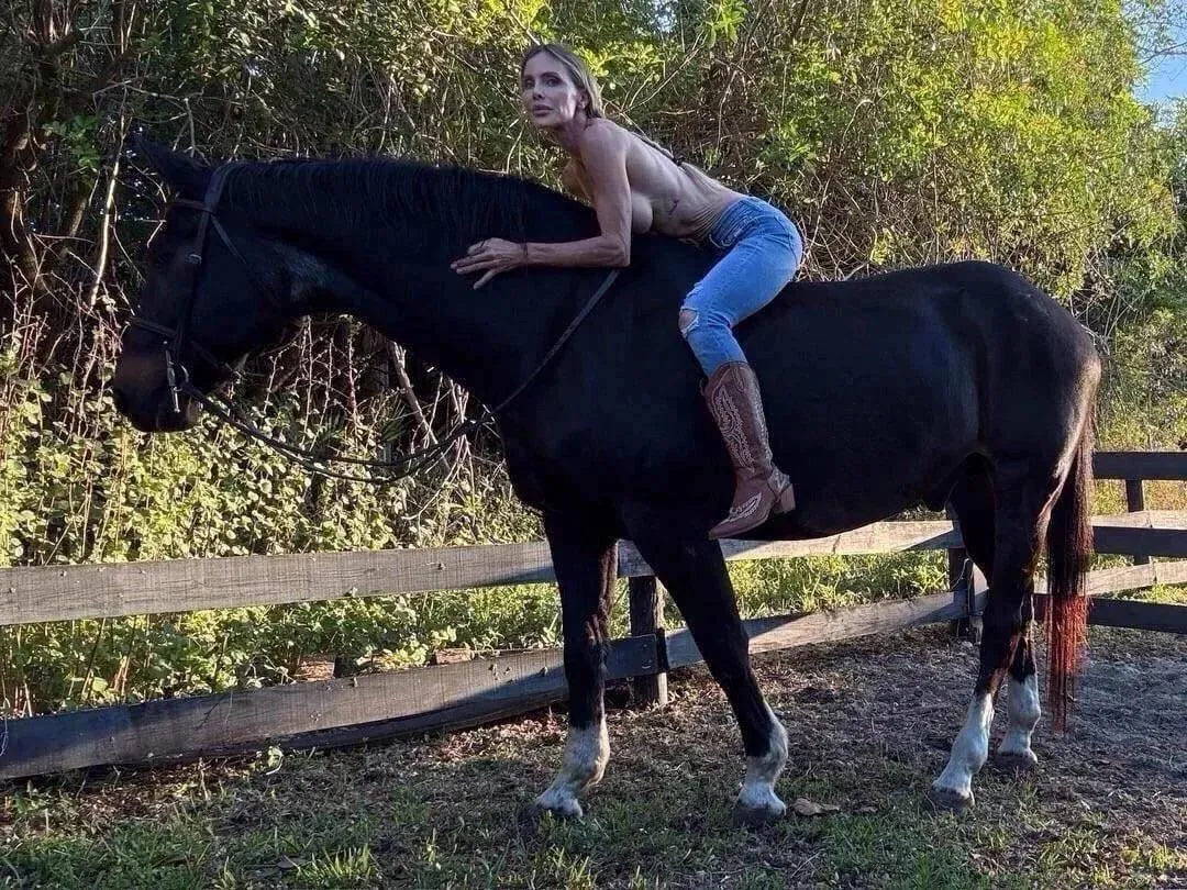 I love to ride bareback