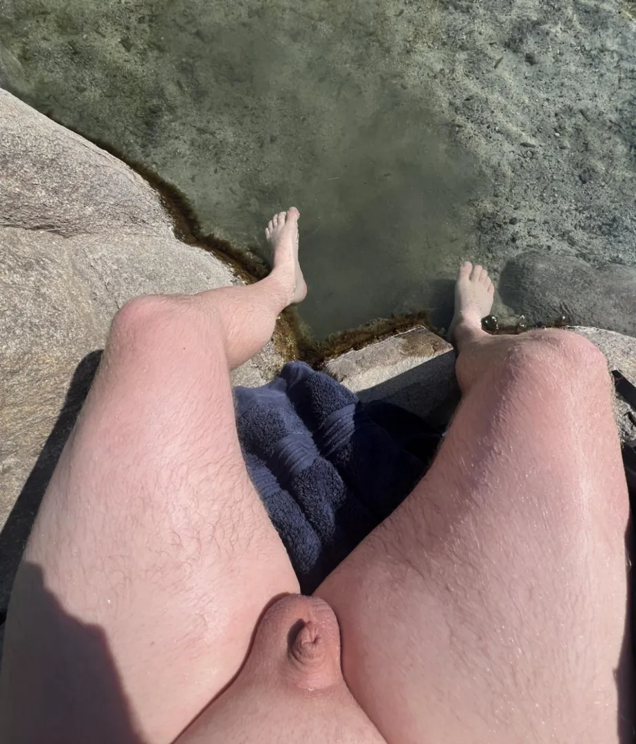 I was the only one naked at the clothing optional hot spring