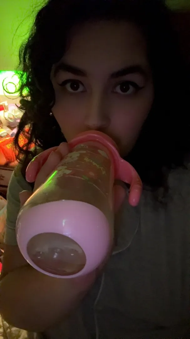 My Daddy got me the cutest bottle!