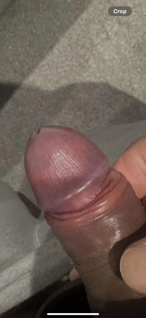 Purple glands whilst in pump but shaft seems same colour