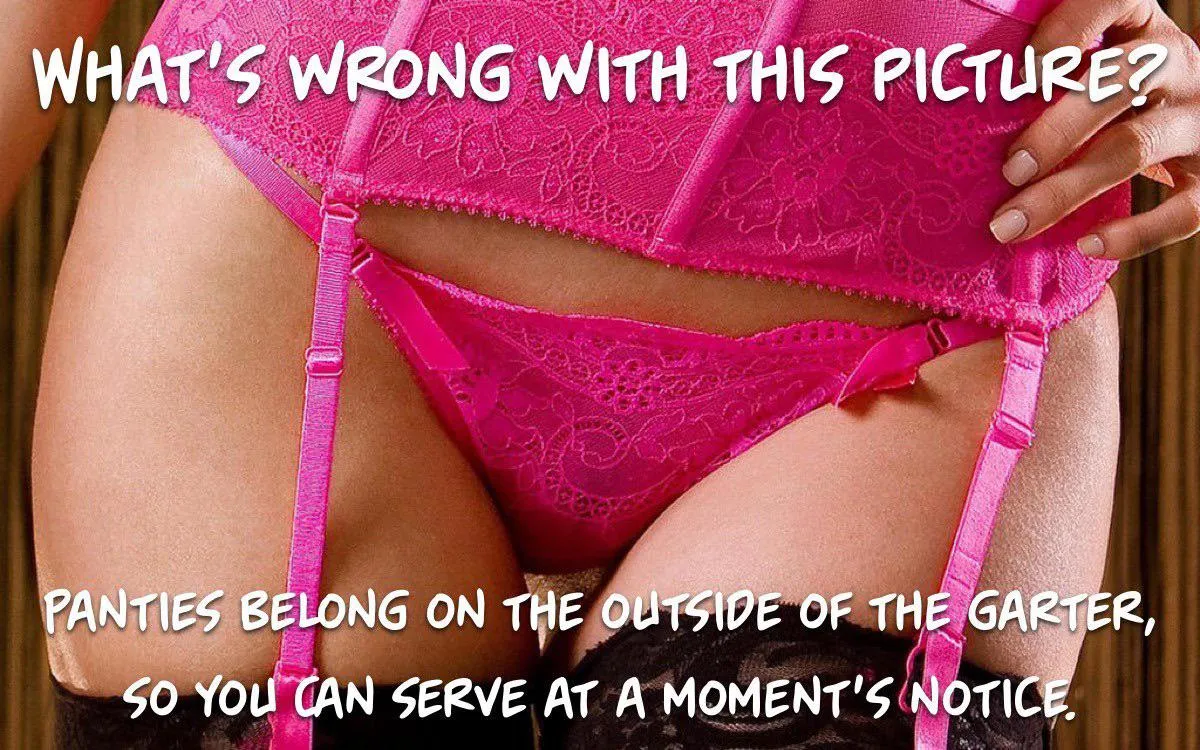 Schoolgirl error. Always need to be able to whip those panties off quickly