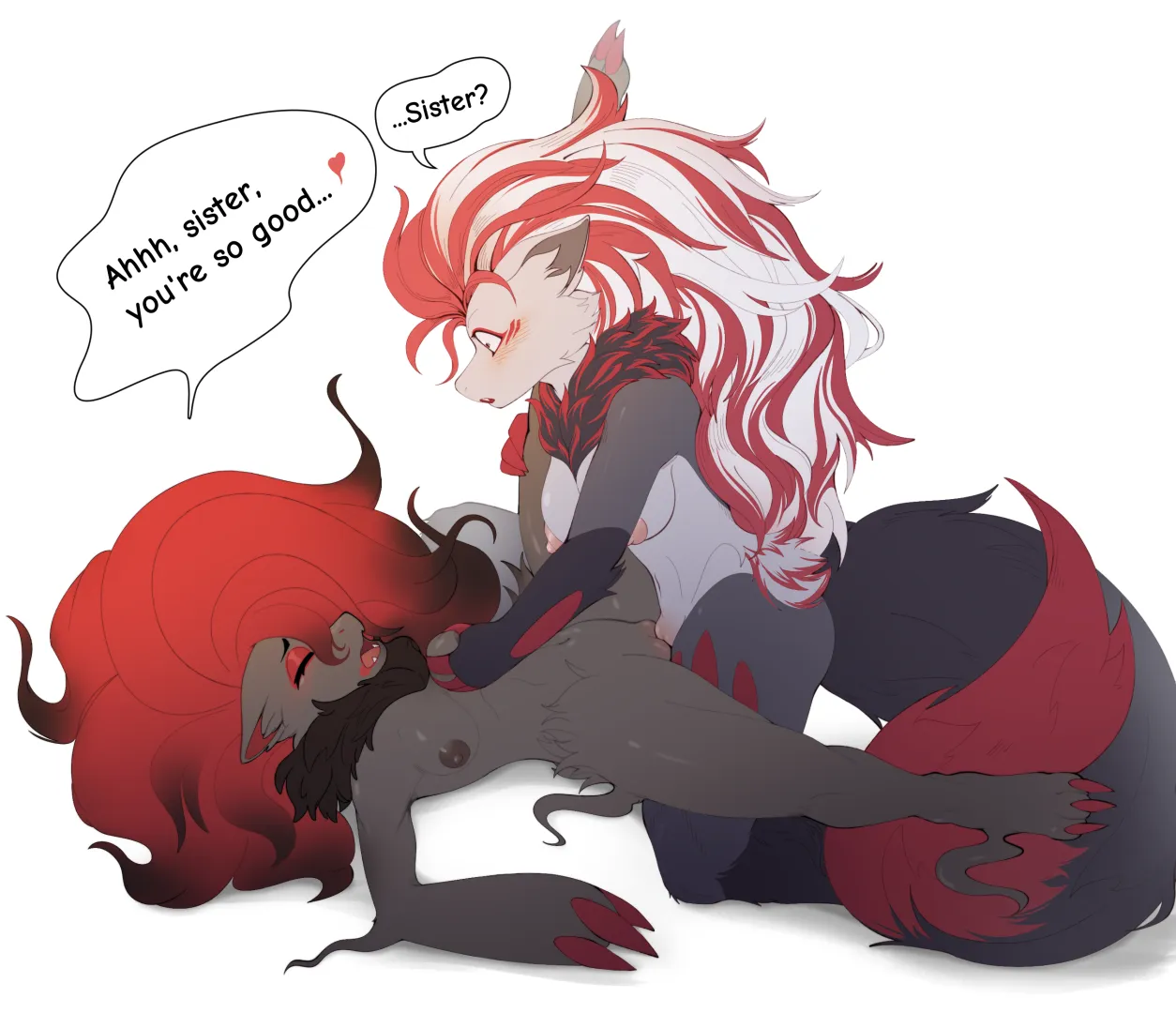 She didn't know they had the same dad until they were lost in the moment (KanArt)