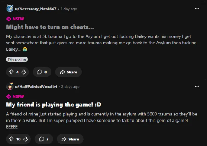 the post line-up is too funny for me