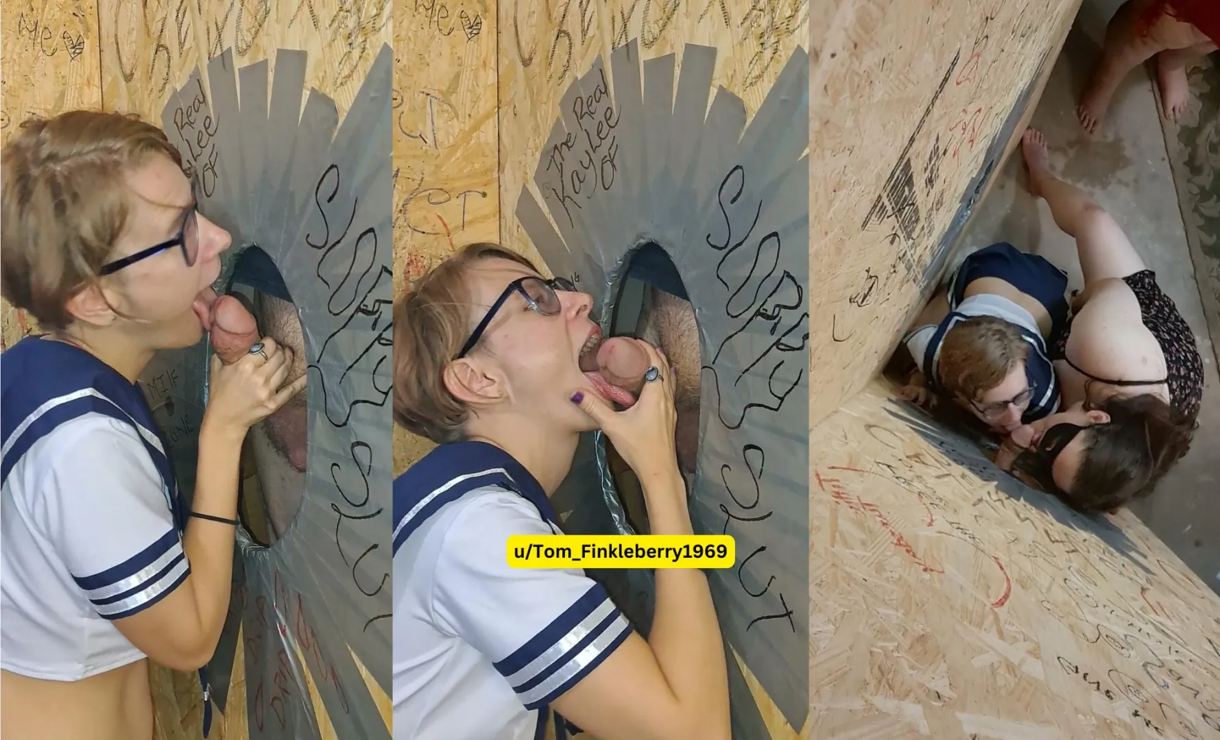 Unicorns in cosplay outfits enjoyed using my glory wall for filming.