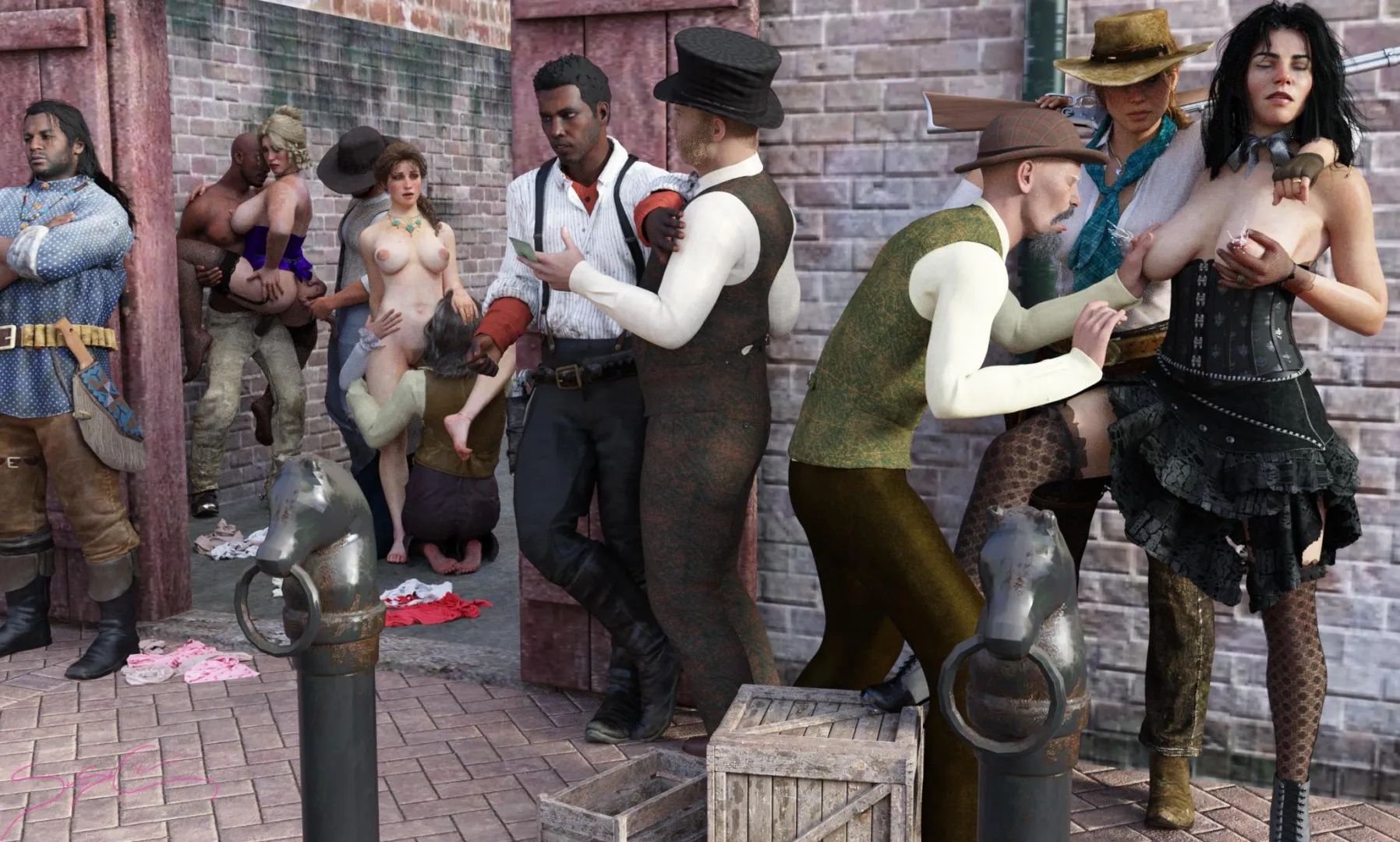 With Arthur & Dutch in Guarma, Sadie had ideas on how the gang could earn money... (Shannon St. Claire)