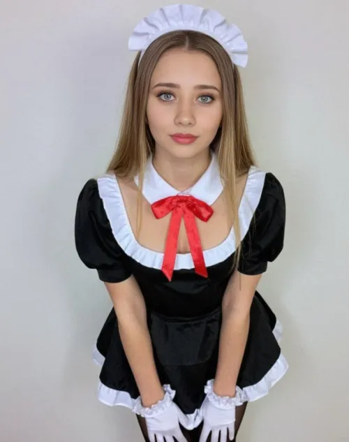Would you hire me as your cock sucker maid?