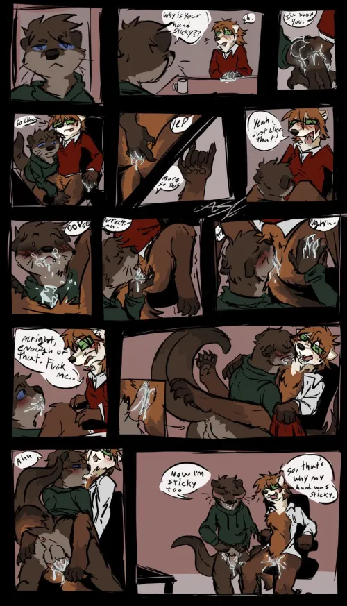 At work, really? (Spicymustelid)
