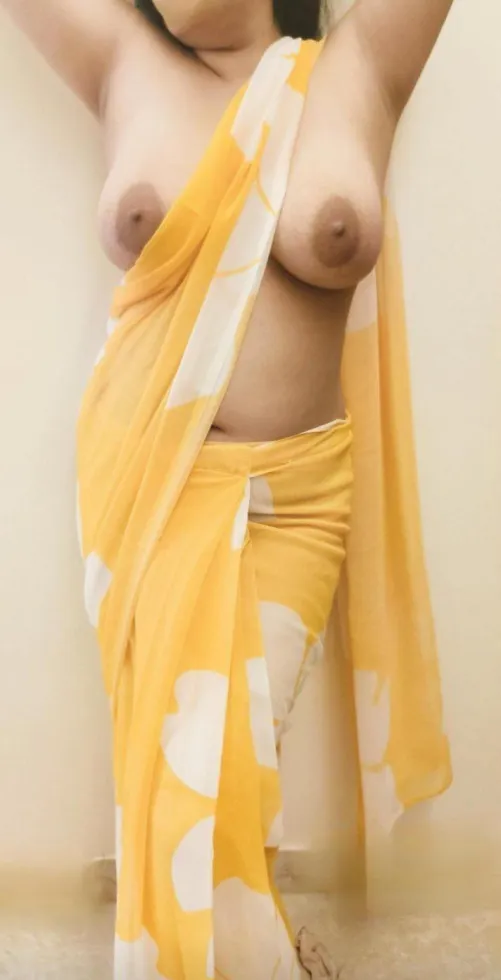 Beauty in Yellow saree