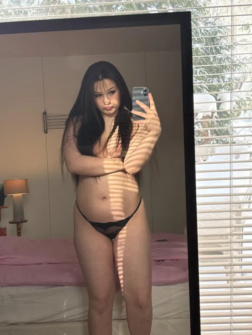 Black panties are sexy enough to land on your face