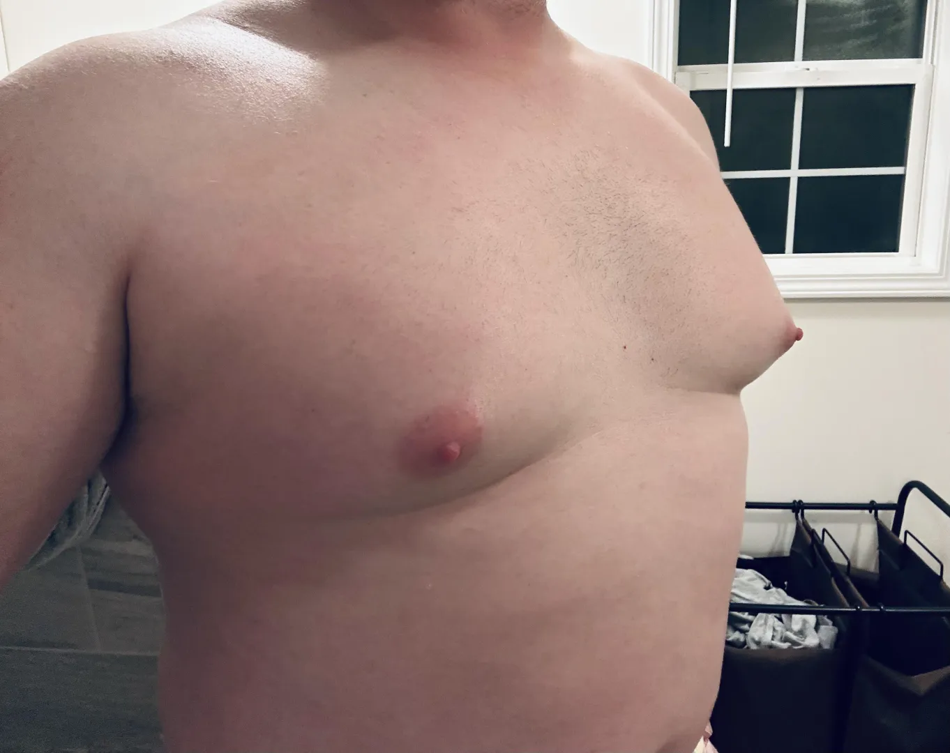 Breast are getting pointy