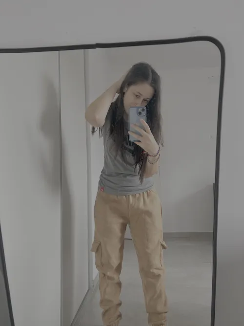 Class, poise, and my favorite sweatpants. Because a Princess chooses her own comfort. ☁️