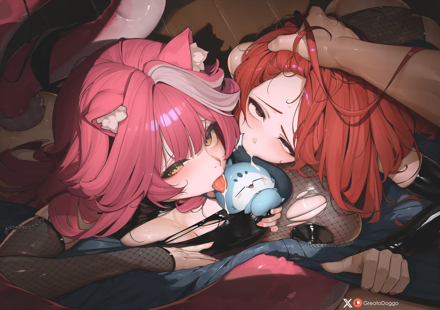 Eliz and Raora afterhour service [Hololive]