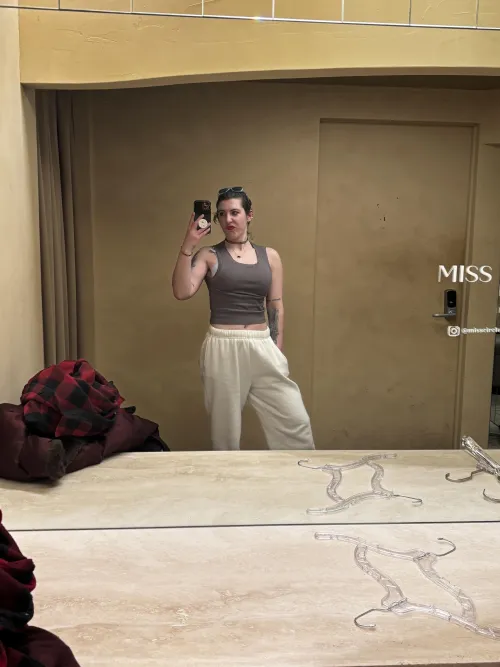 Enjoying the sweats before it warms up