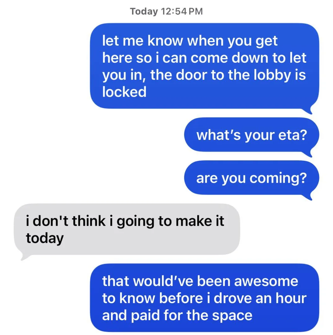 even with a deposit this is always a big loss