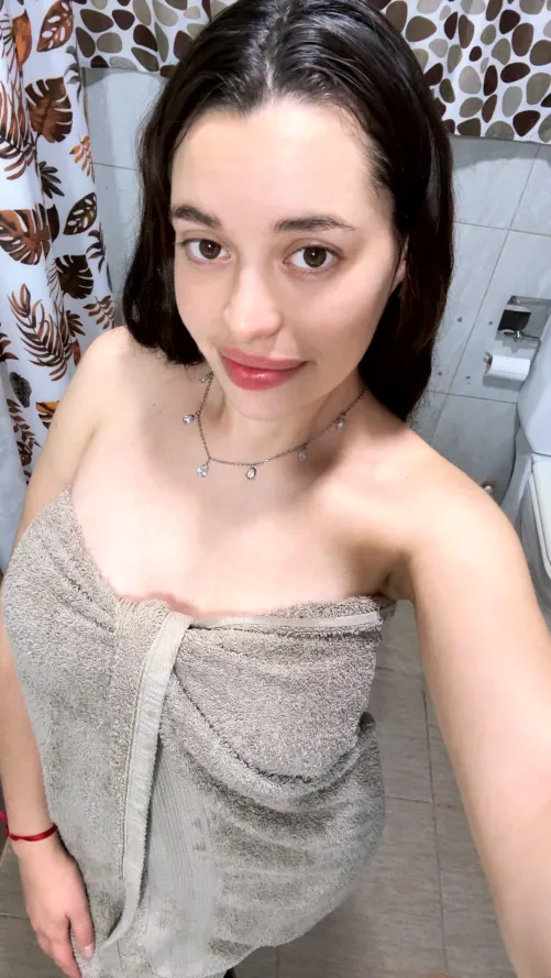 Fresh out of the shower