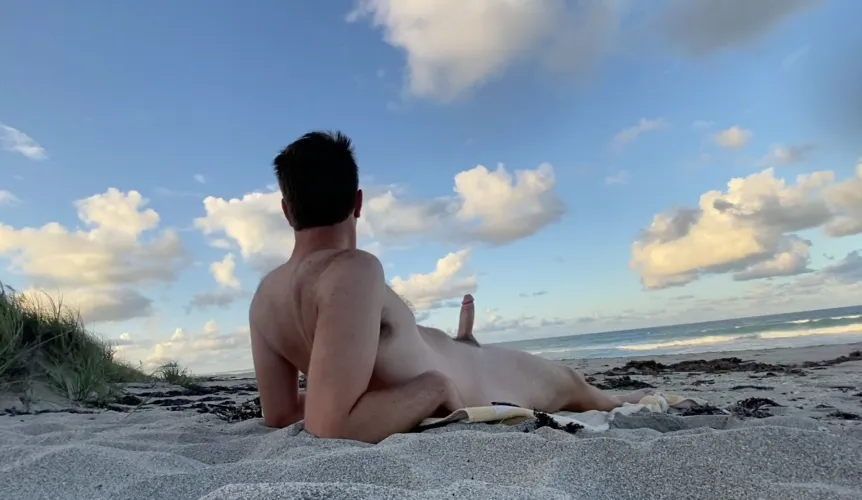 Got a little distracted at the nude beach in Florida