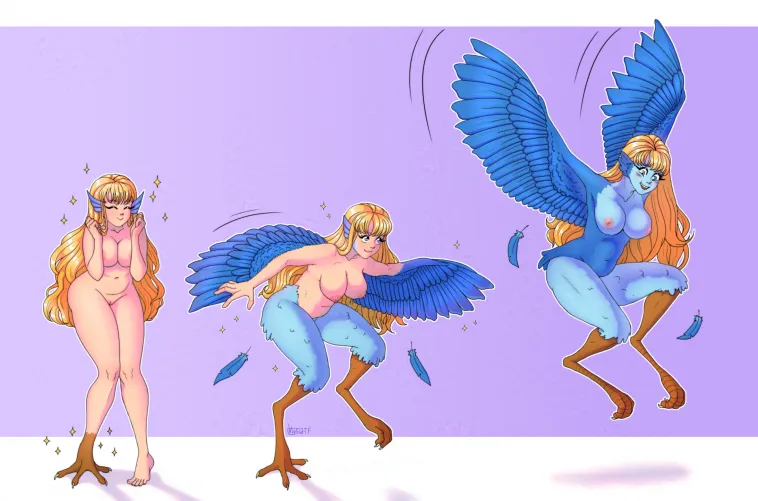 Harpy Transformation by Vigfrid-TF