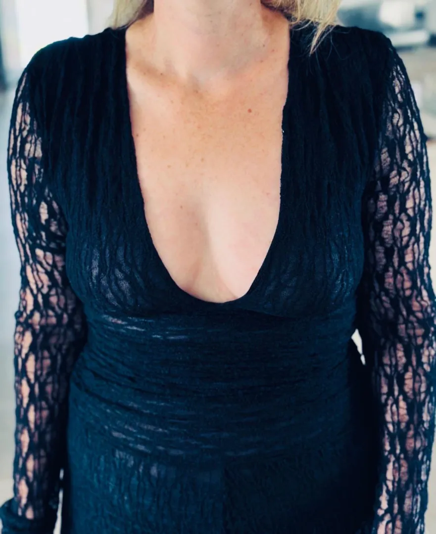 Heading out for the night. Love it when she dresses up, or down…