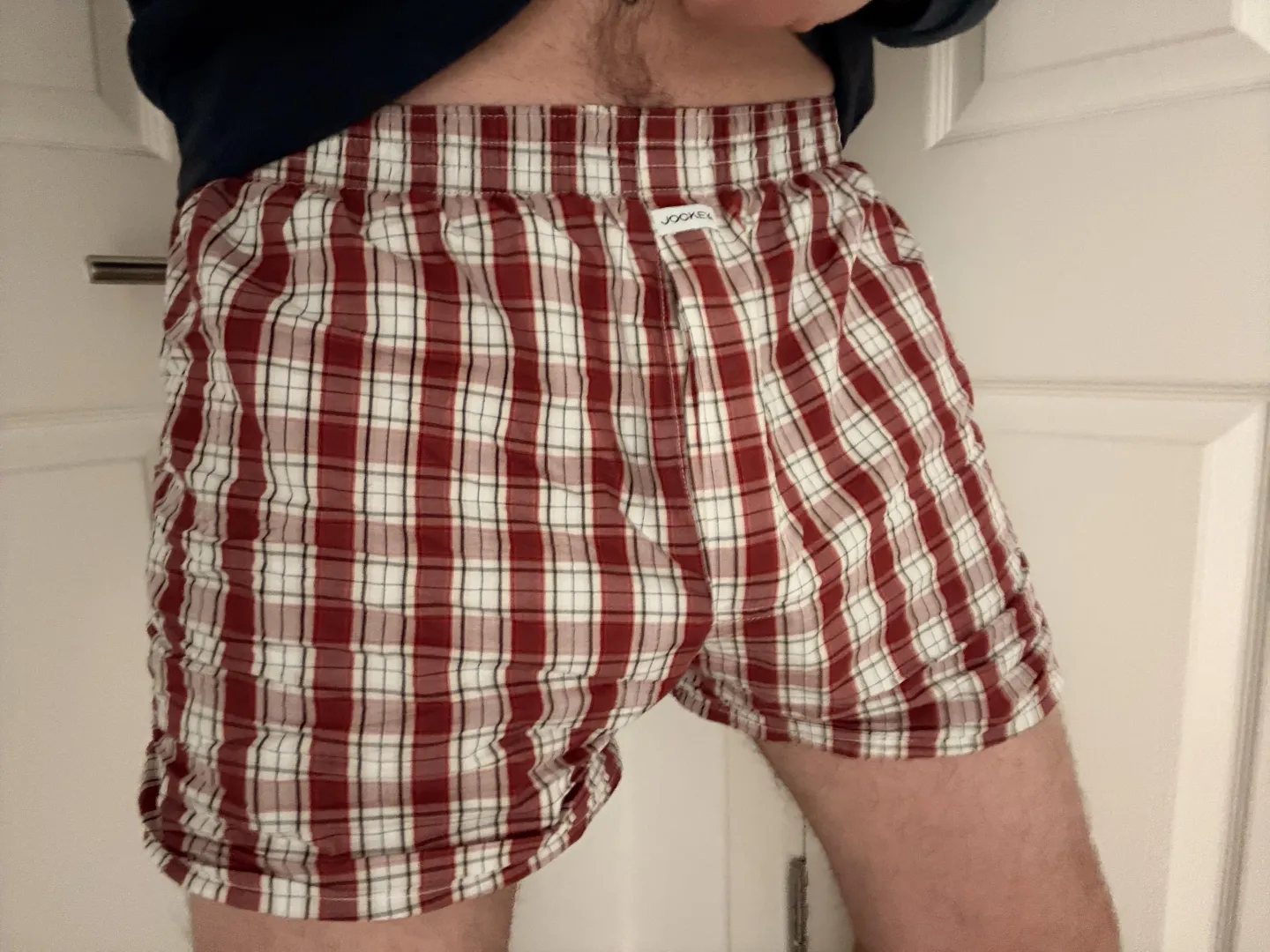 Heading out to work but there’s one problem first… I just need to find my work pants…