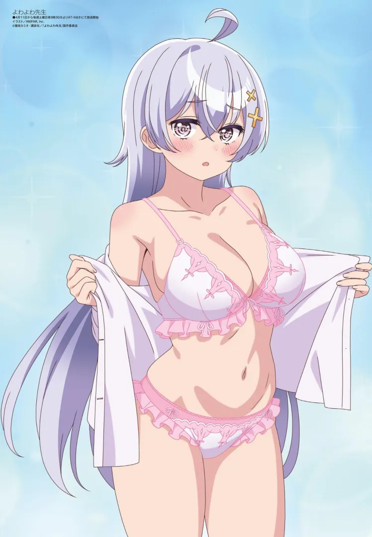 I think she's getting ready to teach sex Ed [yowa yowa sensei]