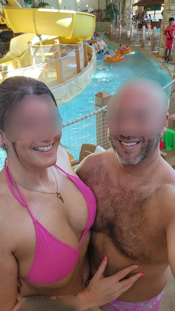 Keeping me caged with the key in plain sight at the waterpark