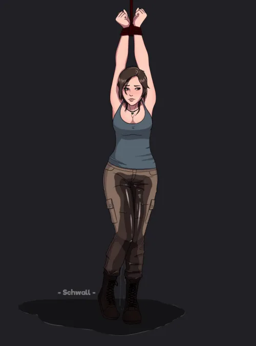 Lara Croft can’t hold it