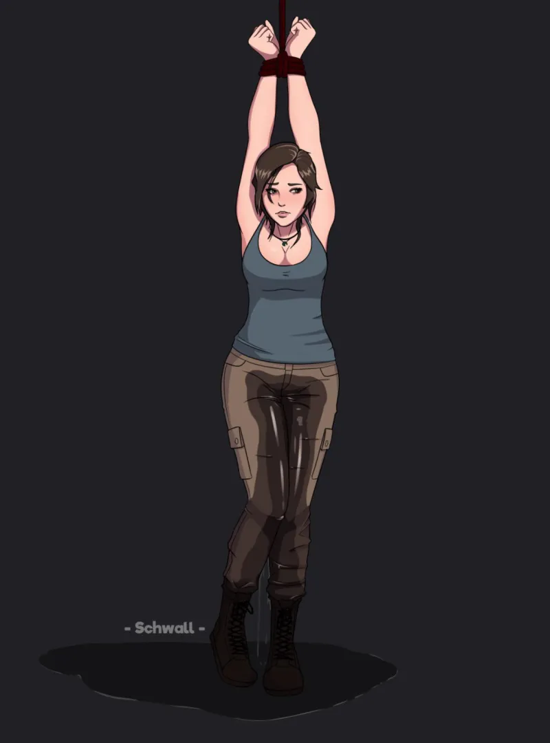 Lara Croft can’t hold it