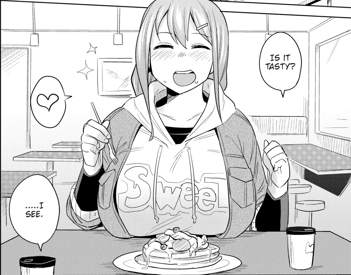 LF Mono Source: 1girl, big breasts, chubby 