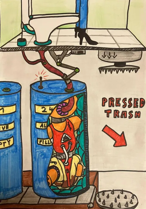 permanently sealed till disposal