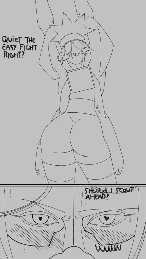 Quick stretch after a skirmish [MARATHON] thief x Vandal by me :3