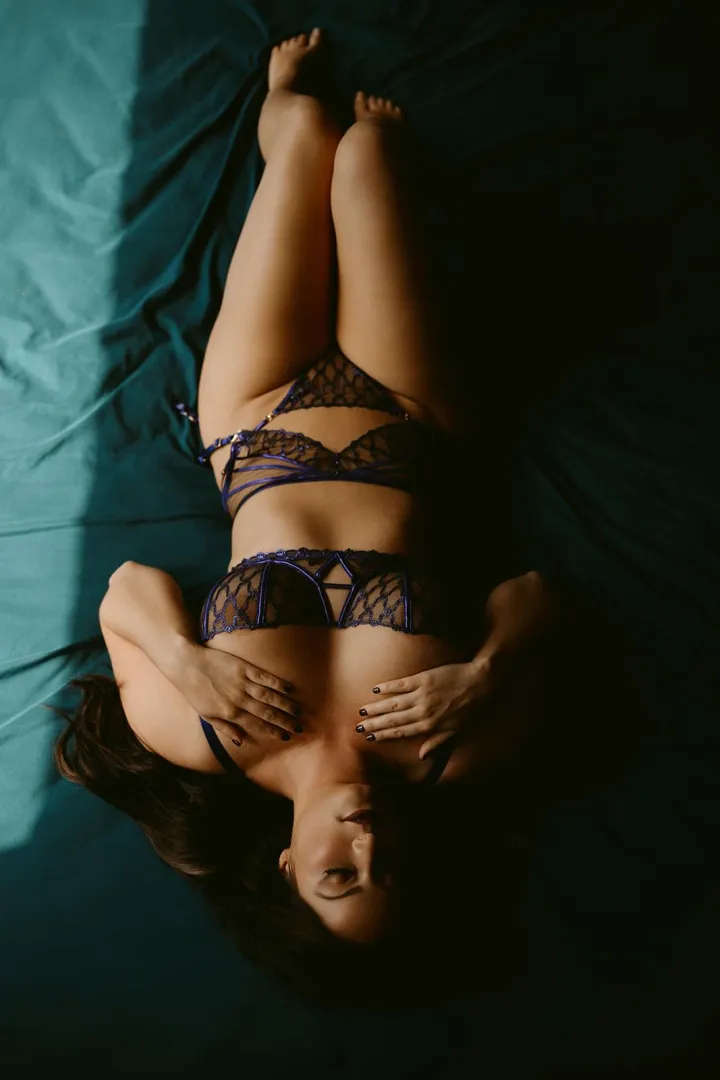 self portrait in the bedroom