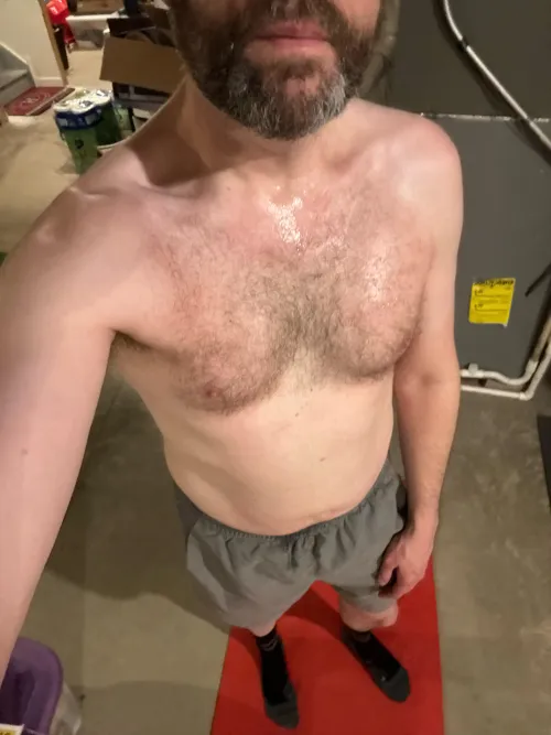 Stayed inside to be out of the rain but ended up just as wet