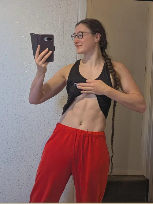 The braid just about survived the workout