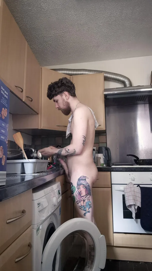 This is the only way I can stand close to the counter