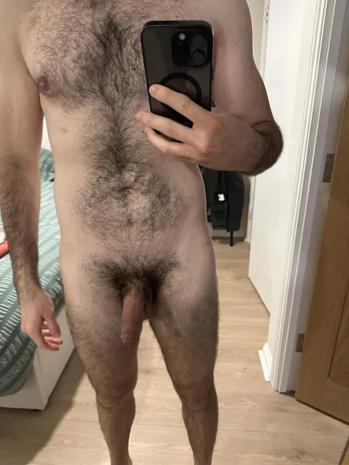 Uncut and hairy like Mother Nature wanted