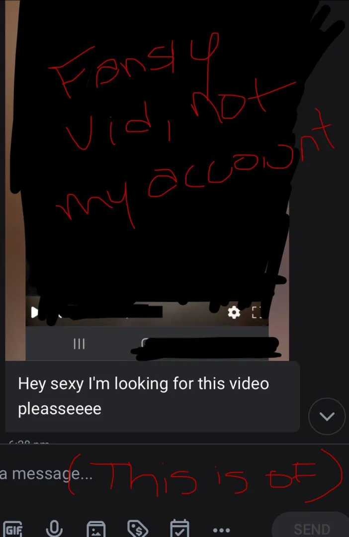 What the fuck possesses someone to screenshot a Fansly video on a man’s account and then sub to my OF to demand it there