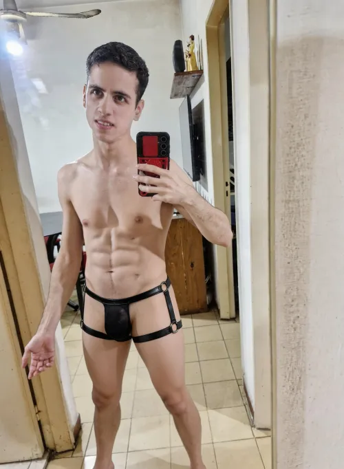 [18] Do you think this jockstrap looks sexy or funny on a guy like me?