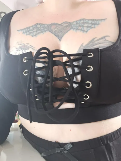 40[F4M] Goth bbw looking for cnc partner/fwb in S fort worth