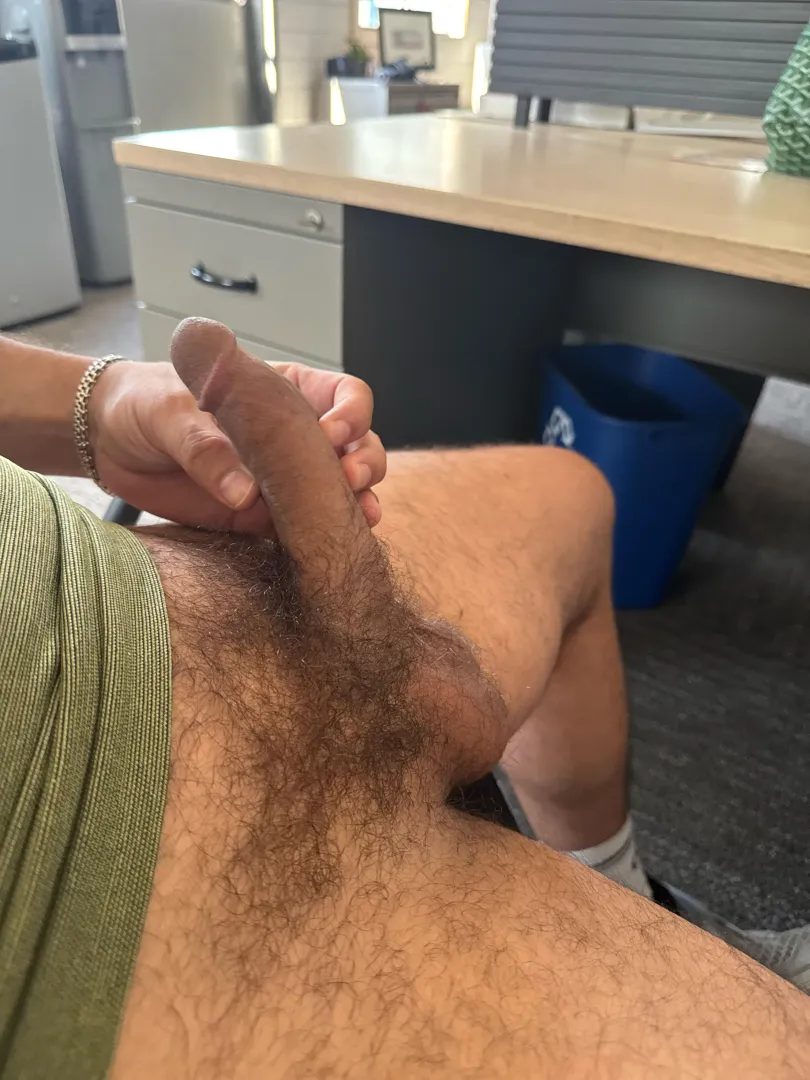 Alone in the office today.